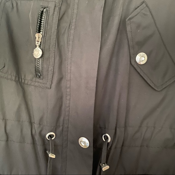 BETSEY JOHNSON Black Funnel Neck Anorak Jacket - Picture 3 of 12